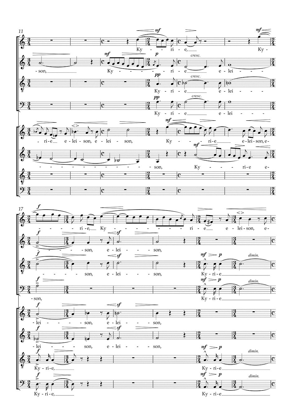 Martin: Mass for Double Choir