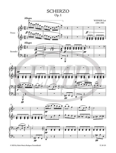 Weiner: Scherzo, Op. 1