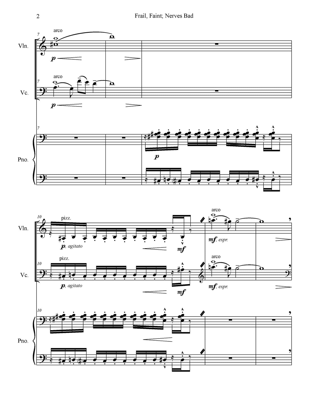 McDonald: Frail, Faint; Nerves Bad