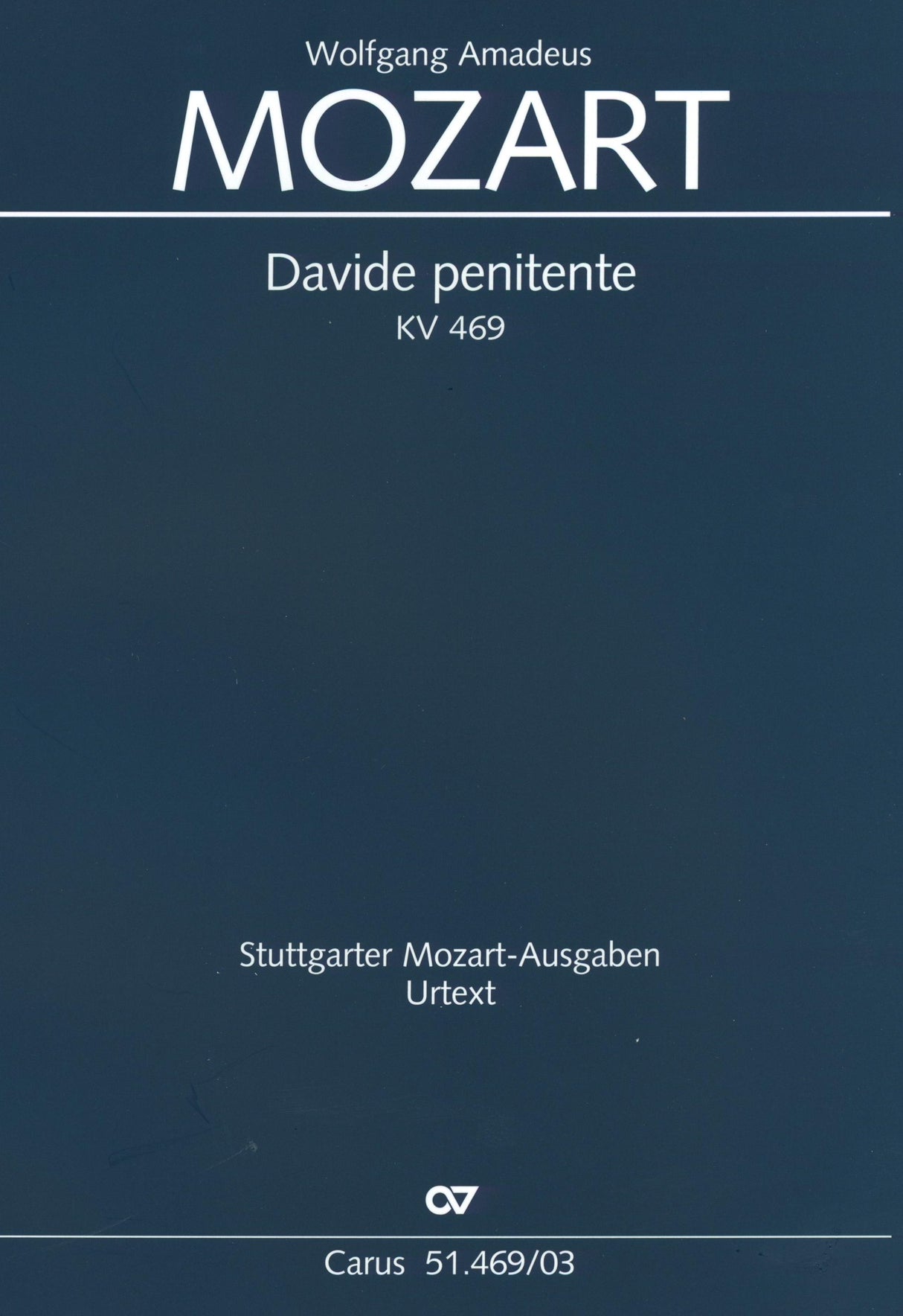 Mozart: Davide penitente, K. 469