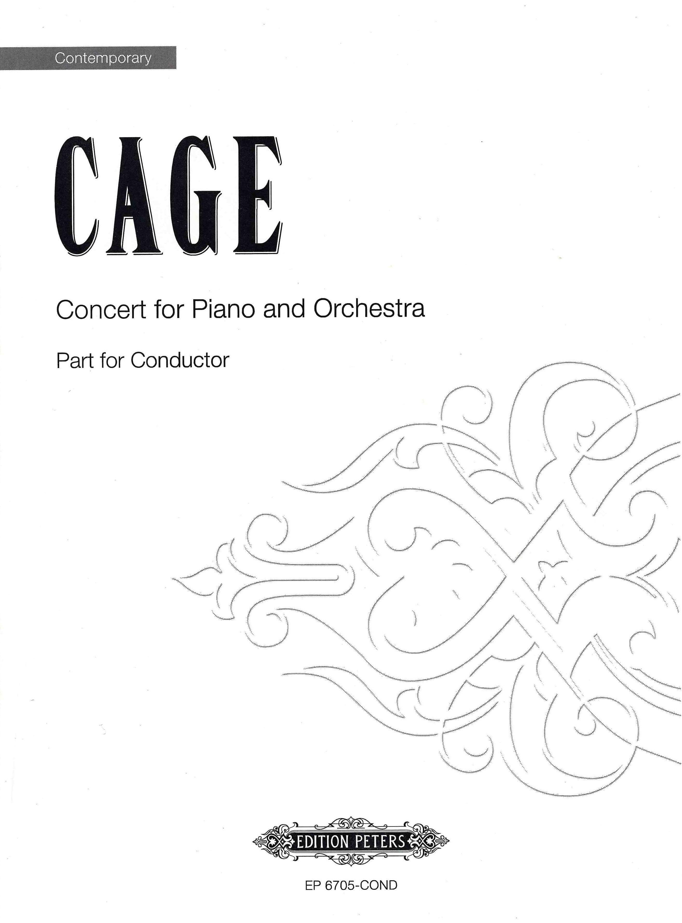 Cage: Concert for Piano and Orchestra – Ficks Music