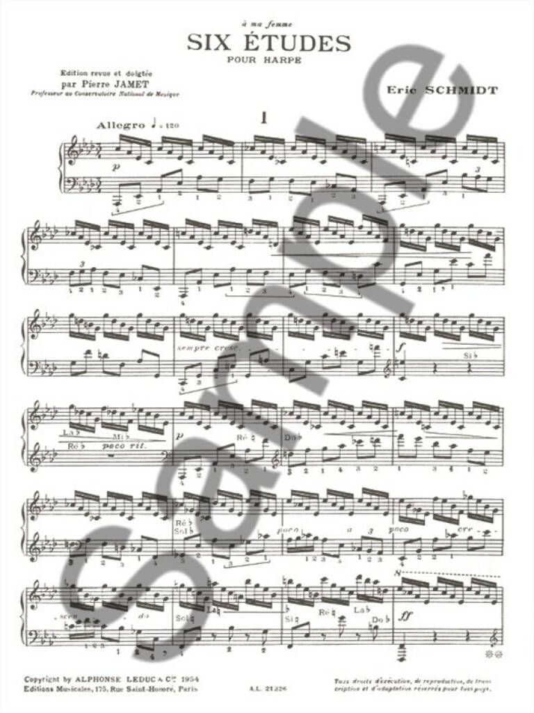 Schmidt: 6 Etudes