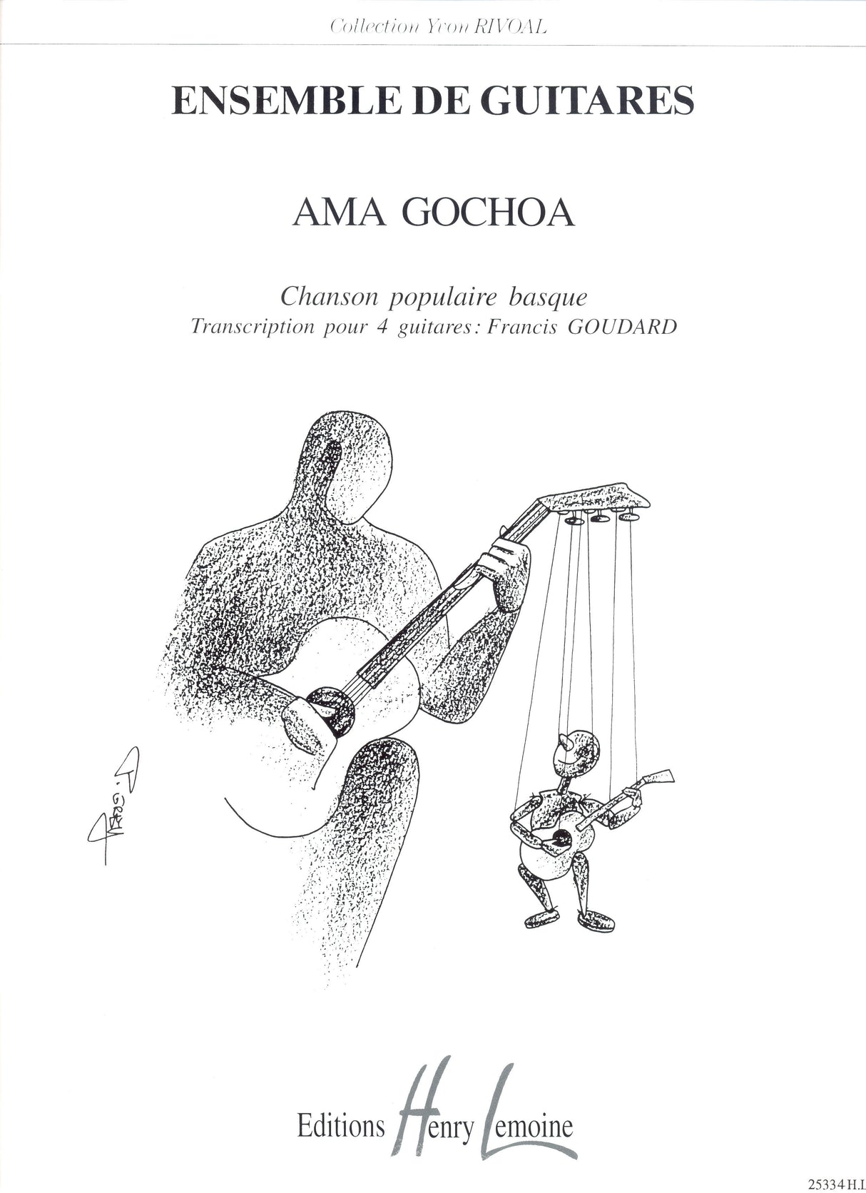 Goudard: Ama Gochoa (arr. for guitar quartet)