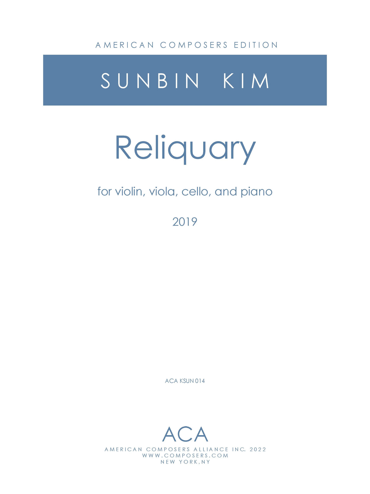 Kim: Reliquary