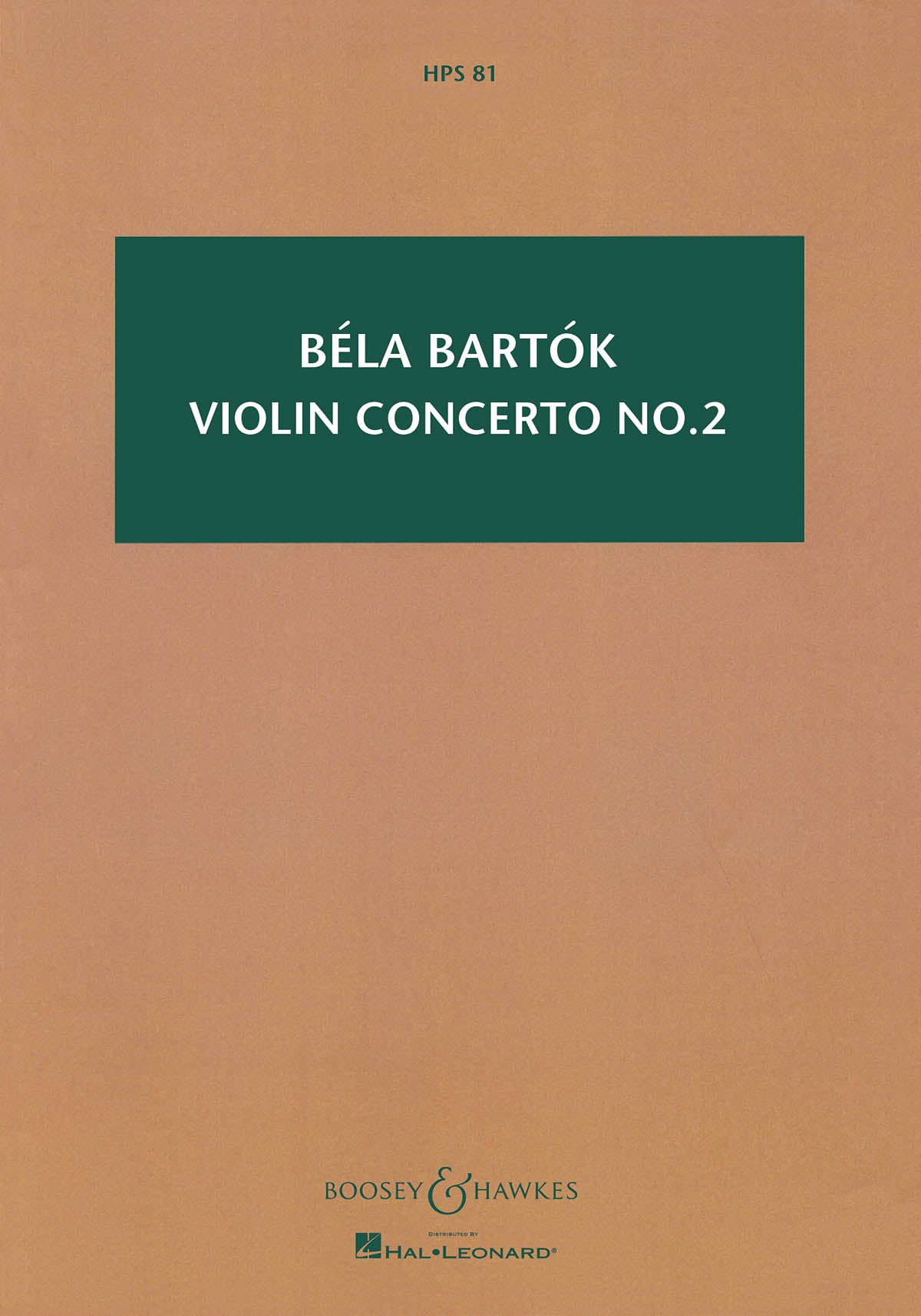 Bartók: Violin Concerto No. 2, BB 117 – Ficks Music