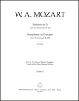 Mozart: Symphony in D Major