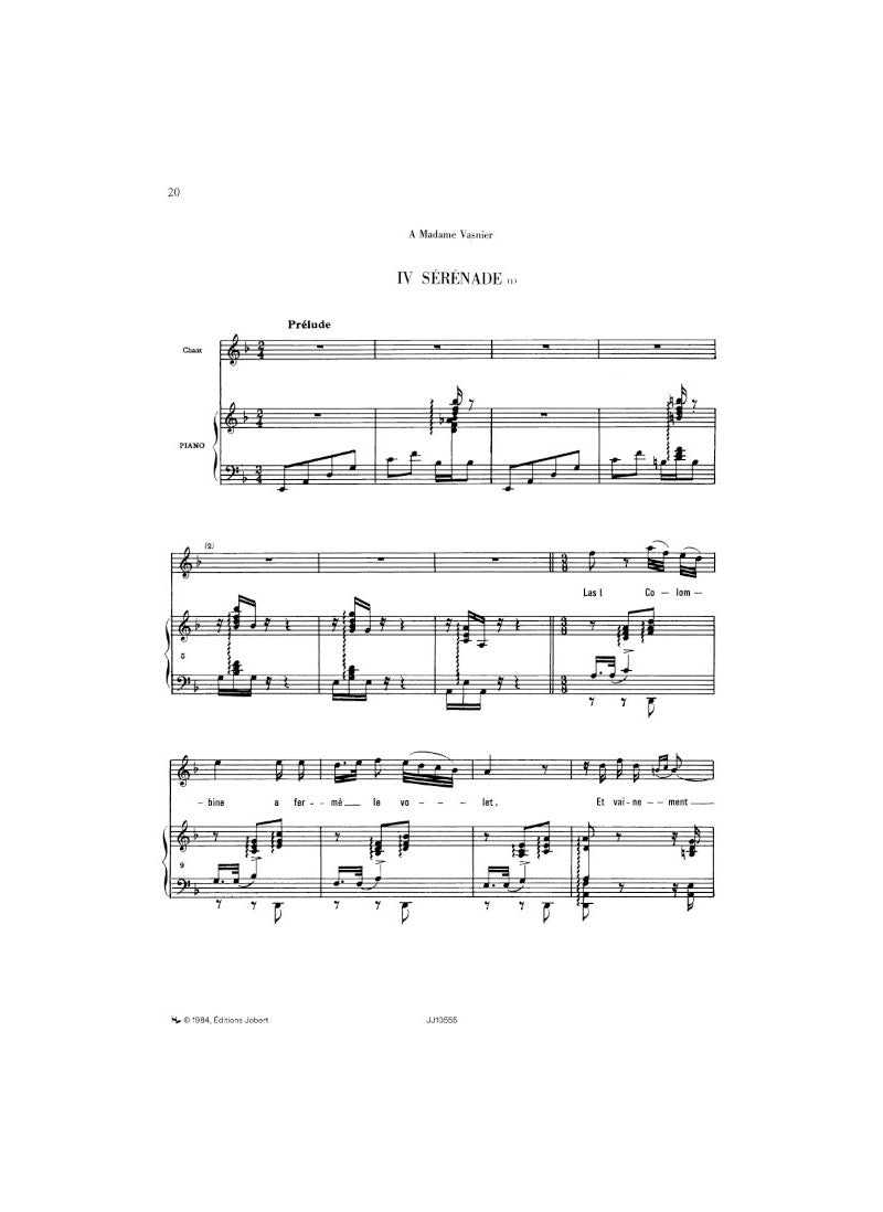 Debussy: 7 Poèmes de Banville