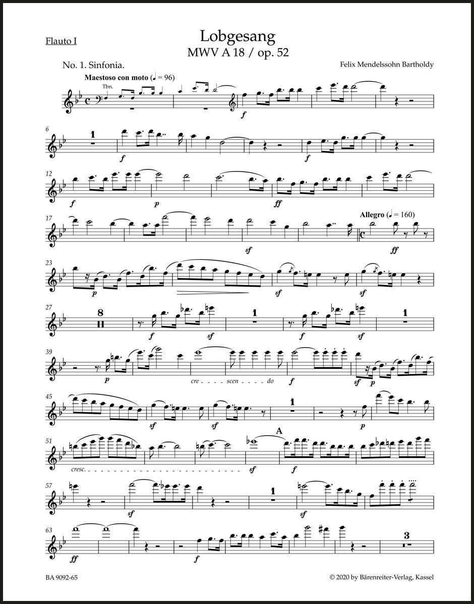 Mendelssohn: Lobgesang, MWV A 18, Op. 52