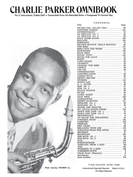 Charlie Parker Omnibook