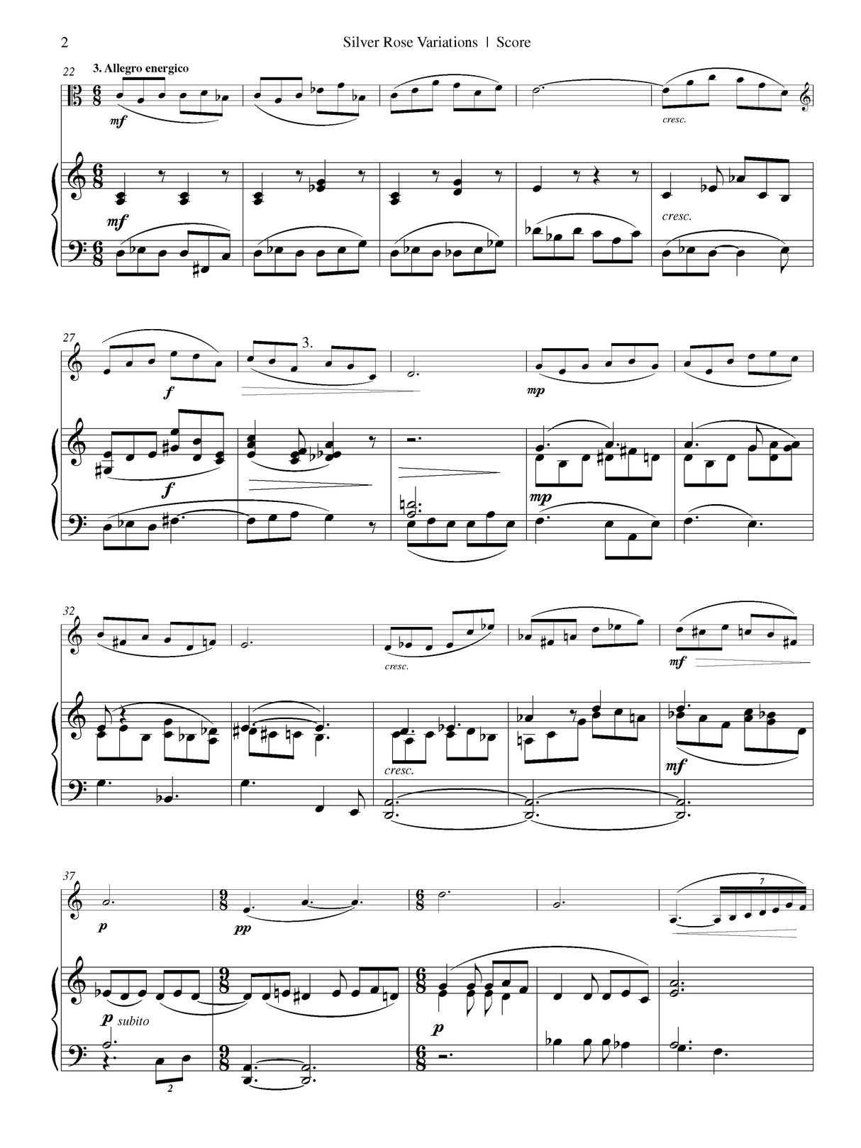Griebling: Silver Rose Variations