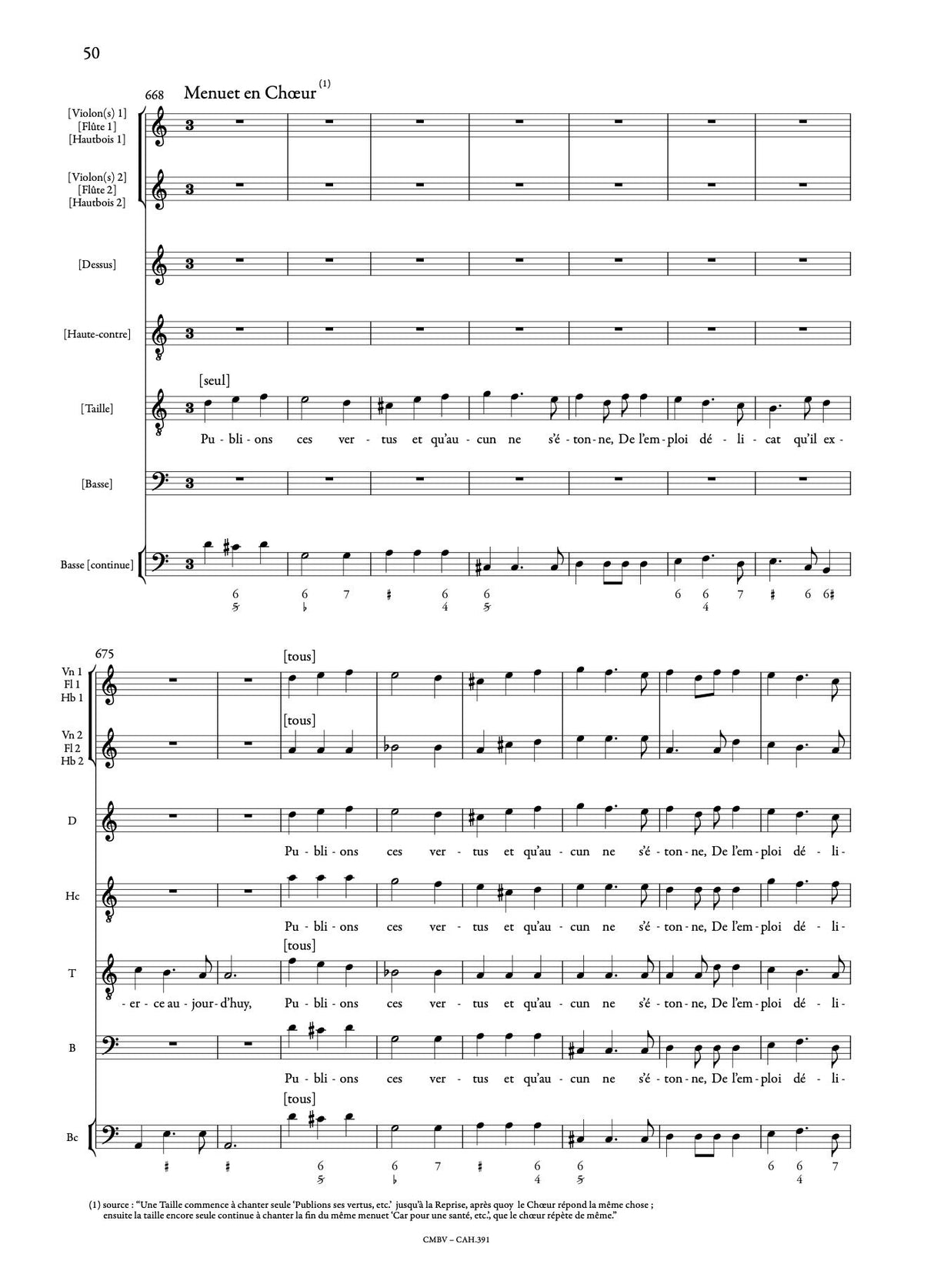 Delalande: Concert d'Esculape