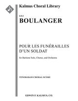 Boulanger: Pour les funérailles d'un soldat