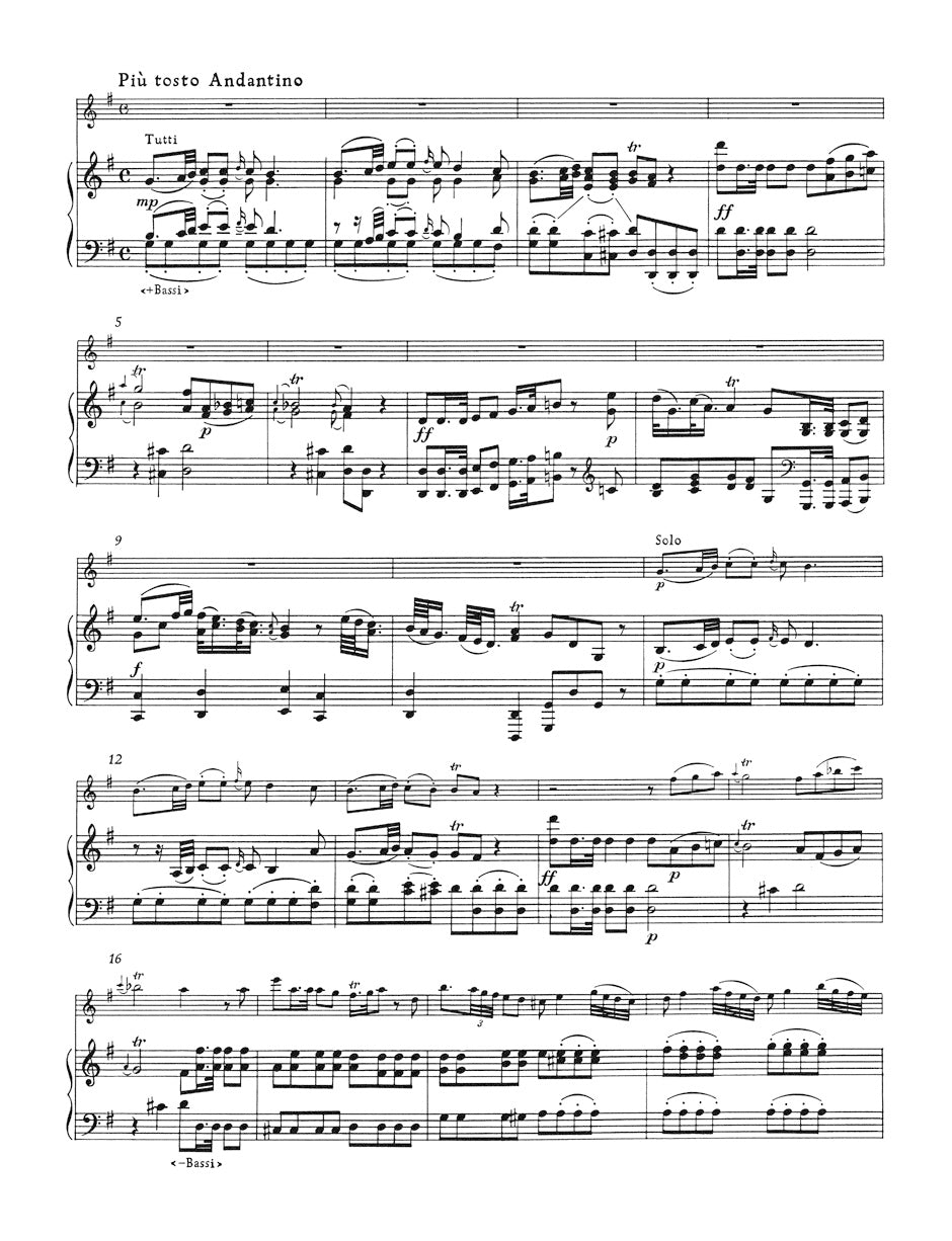 Quantz: Flute Concerto in D Major ("Pour Potsdam")