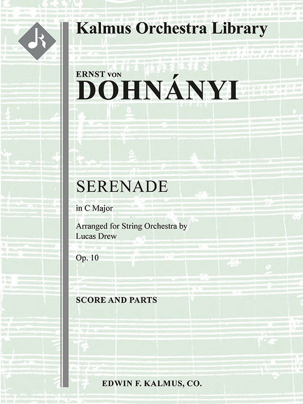 Dohnanyi: Serenade in C Major, Op. 10 (arr. for String Orchestra)