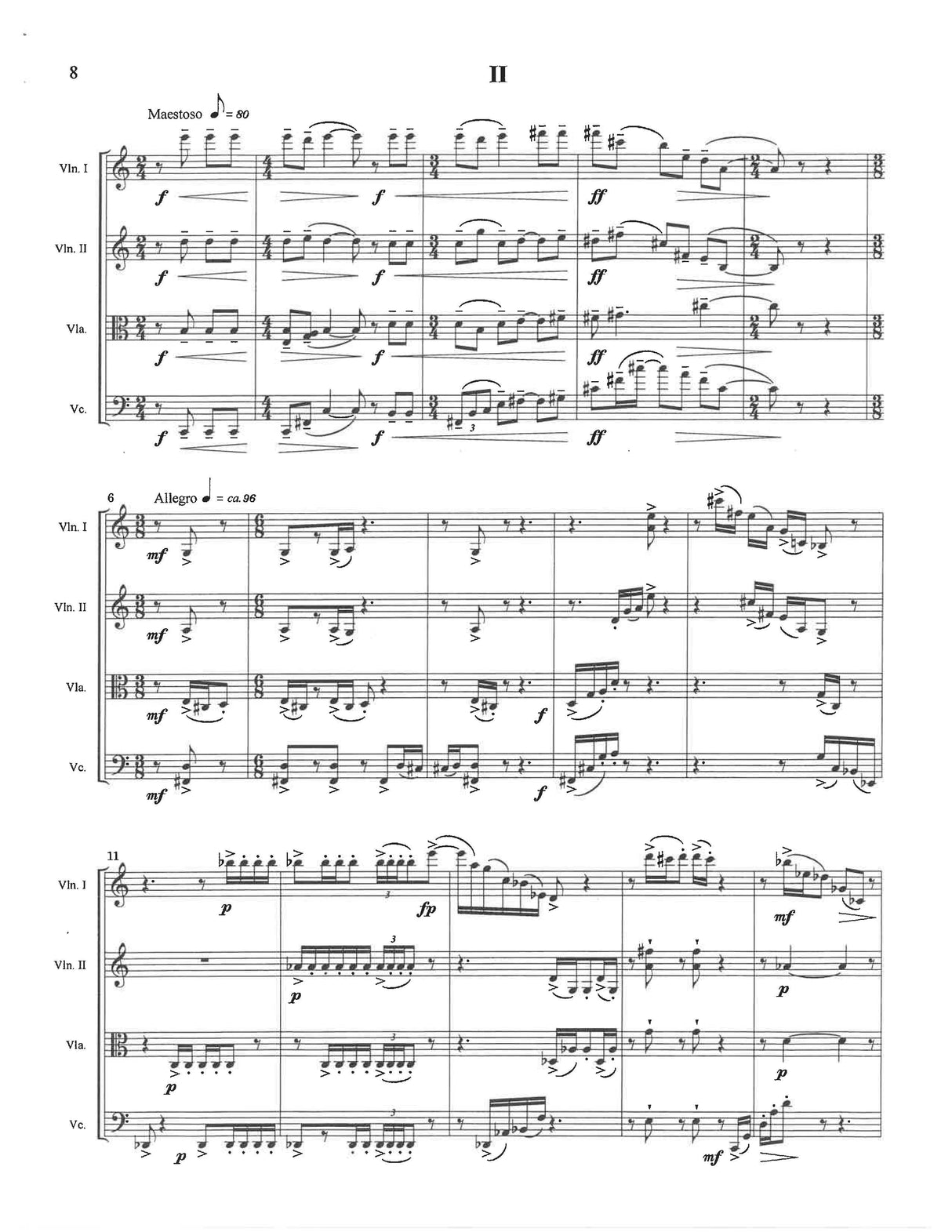 Shawn: String Quartet No. 4