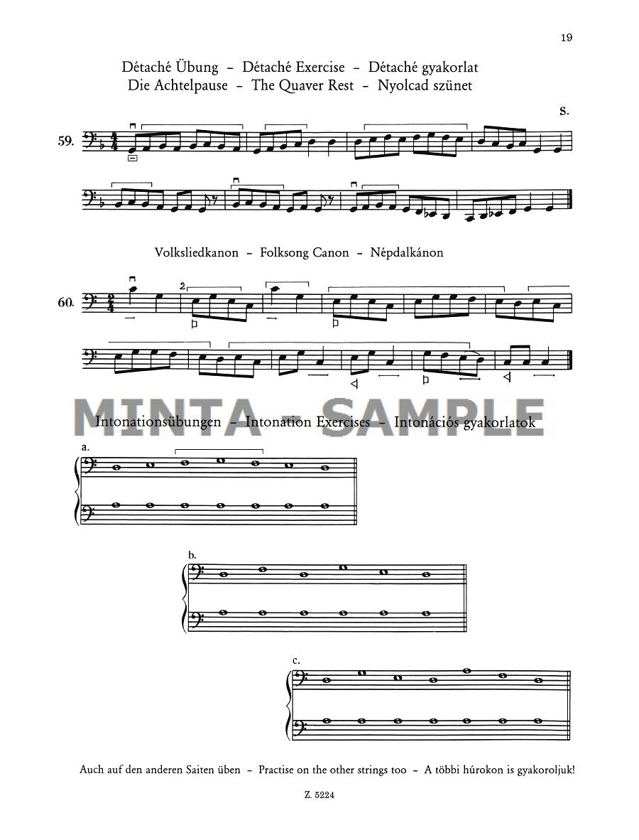 Cello Tutor - Volume 1