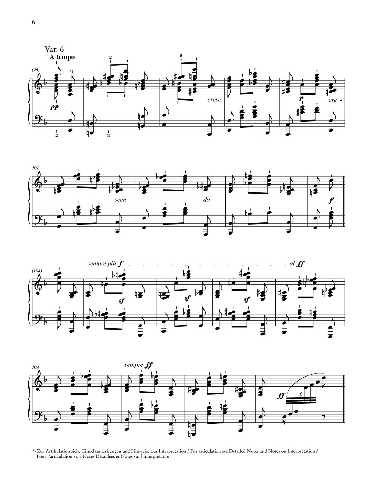 Mendelssohn: Variations sérieuses, Op. 54