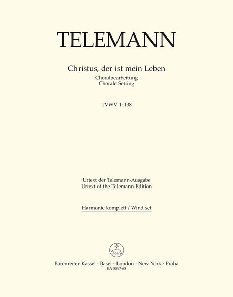 Telemann: Christus, der ist mein Leben, TWV 1:138