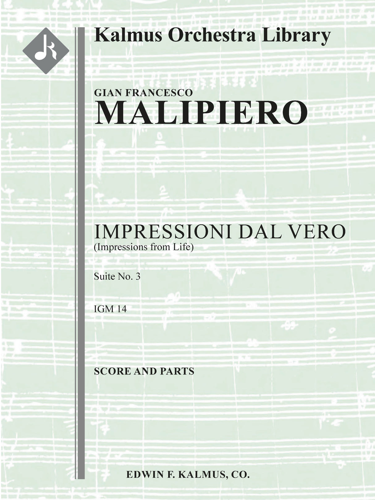 Malipiero: Impressioni dal vero terza parte