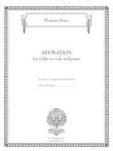 Price: Adoration (arr. for violin or viola & piano)
