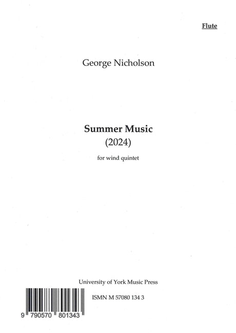 Nicholson: Summer Music