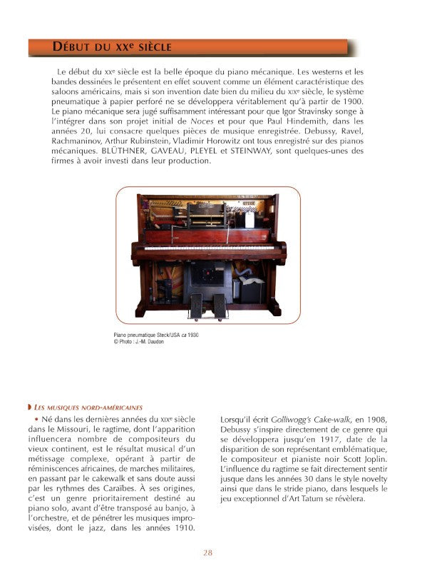 Bournel-Bosson: Répertoire dédié à une petite histoire du piano