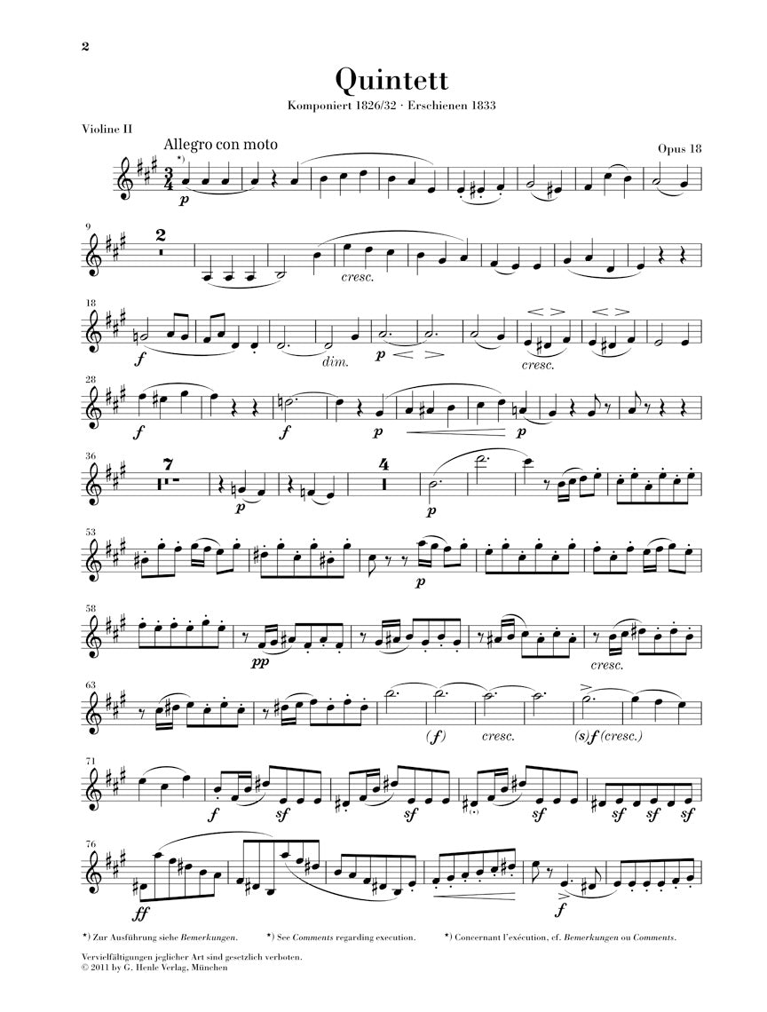 Mendelssohn: String Quintets, Op. 18 and Op. 87