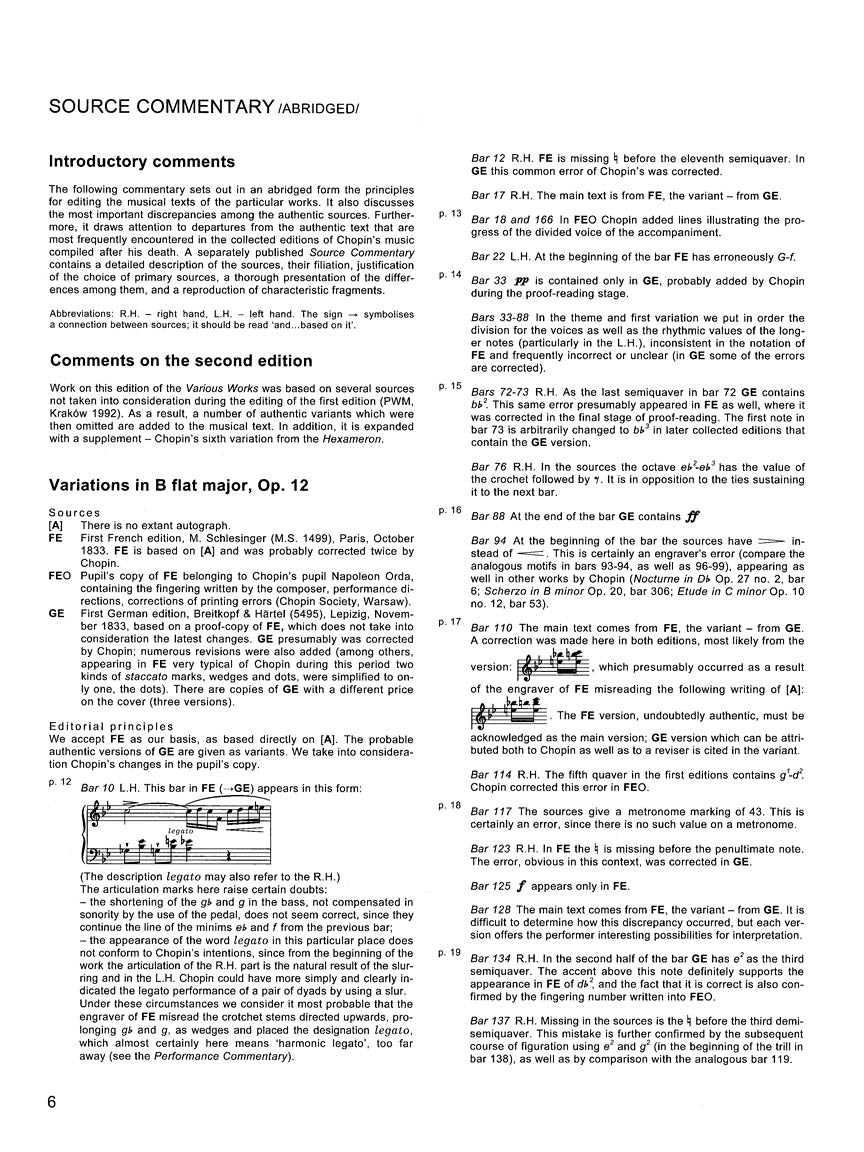 Chopin: Various Works for Piano - Series A