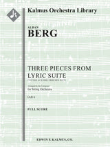 Berg: Three Pieces from the Lyric Suite