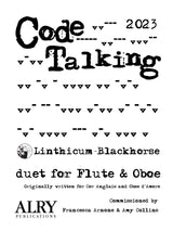 Blackhorse: Code Talking for Flute and Oboe