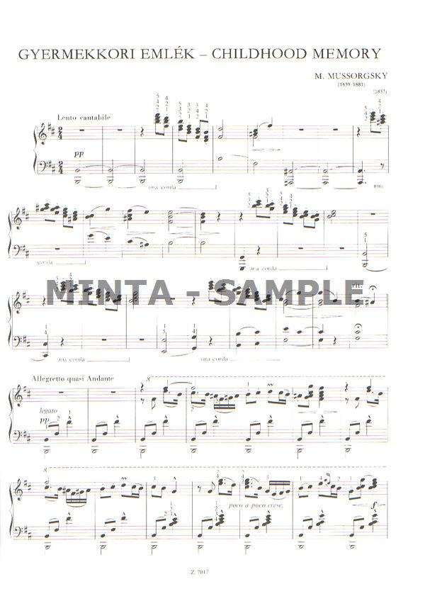 Mussorgsky: Album for Piano
