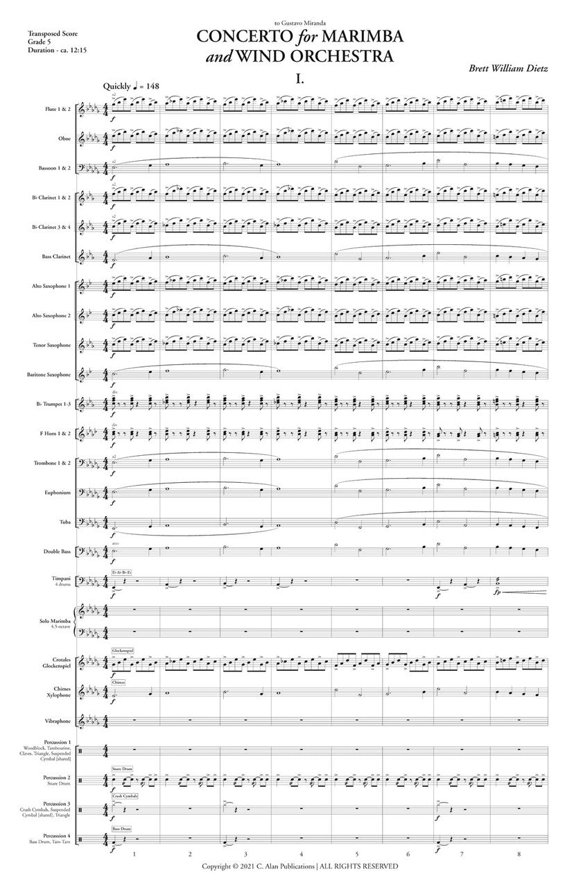 Dietz: Marimba Concerto
