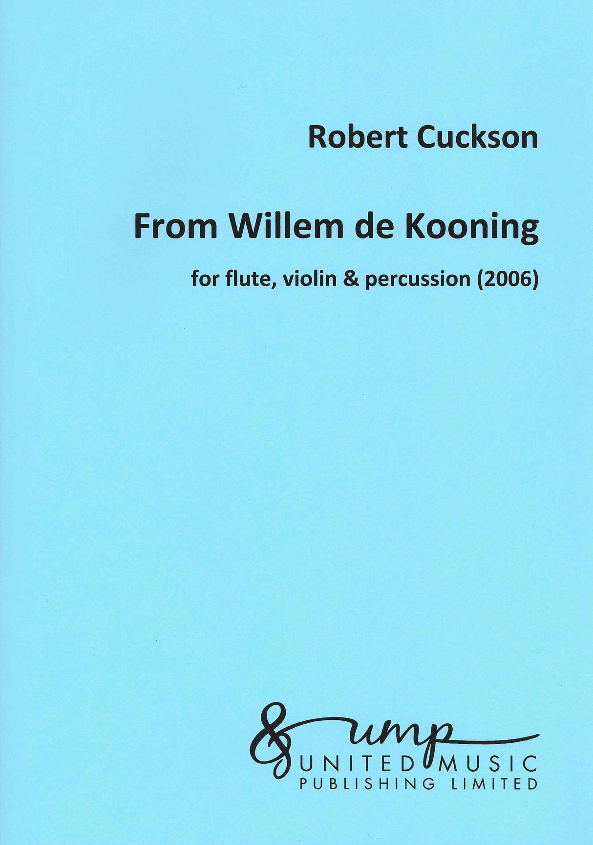 Cuckson: From Willem de Kooning