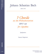 Bach: 7 Chorales from the Christmas Oratorio, BWV 248 (arr. for recorder quartet)