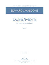 Smaldone: Duke / Monk (Version for Clarinet & Piano)