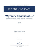 Gach: "My Very Dear Sarah..."