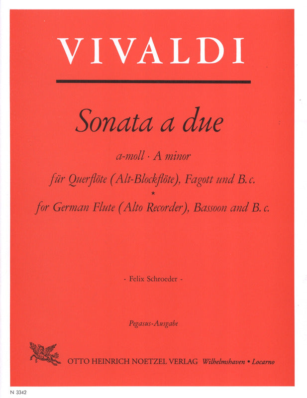 Vivaldi: Sonata a due in A Minor, RV 86