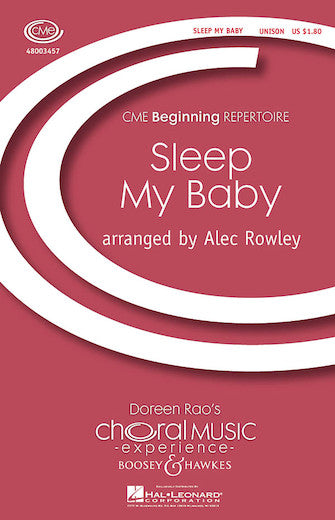 Sleep My Baby (arr. for unison choir)