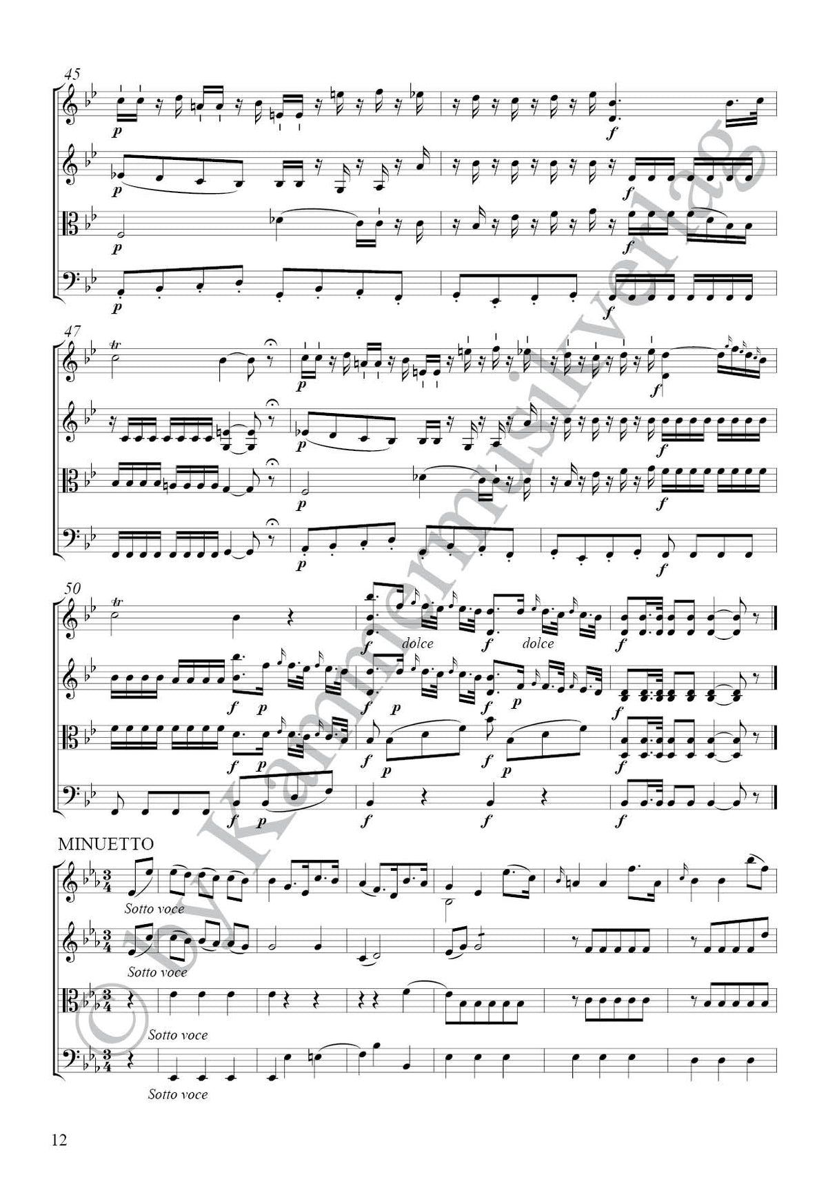 Boccherini: String Quartet in E-flat Major, G 191, Op. 24, No. 2