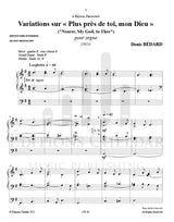 Bédard: Variations on "Plus près de toi, mon Dieu"