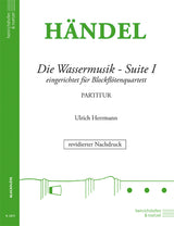 Handel: Water Music, HWV 348 (arr. for SATB recorder)