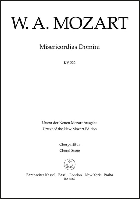 Mozart: Misericordias Domini, K. 222 (205a)