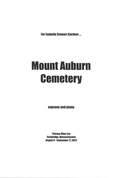 T.O. Lee: Mount Auburn Cemetery