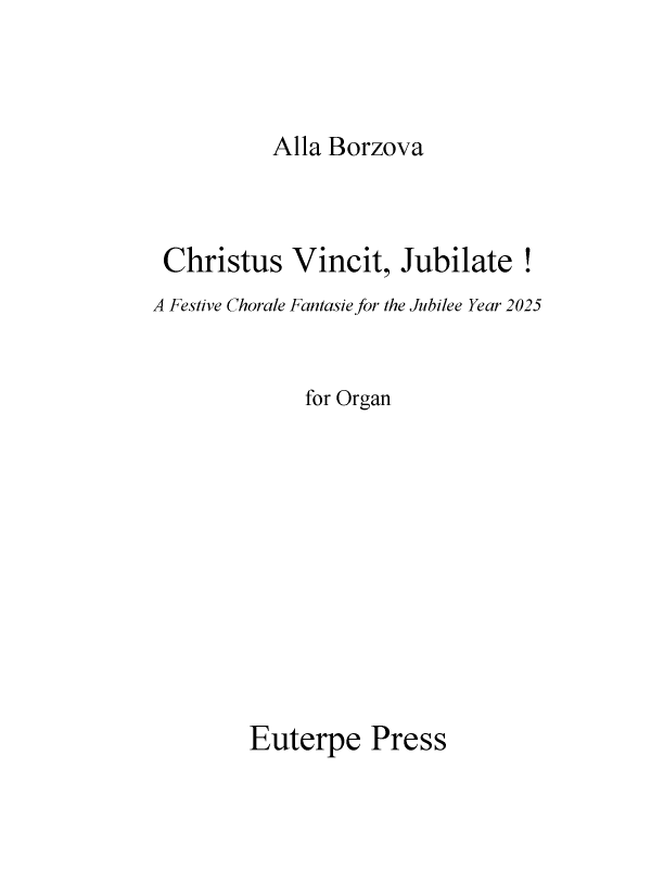 Borzova: Christus Vincit, Jubilate!