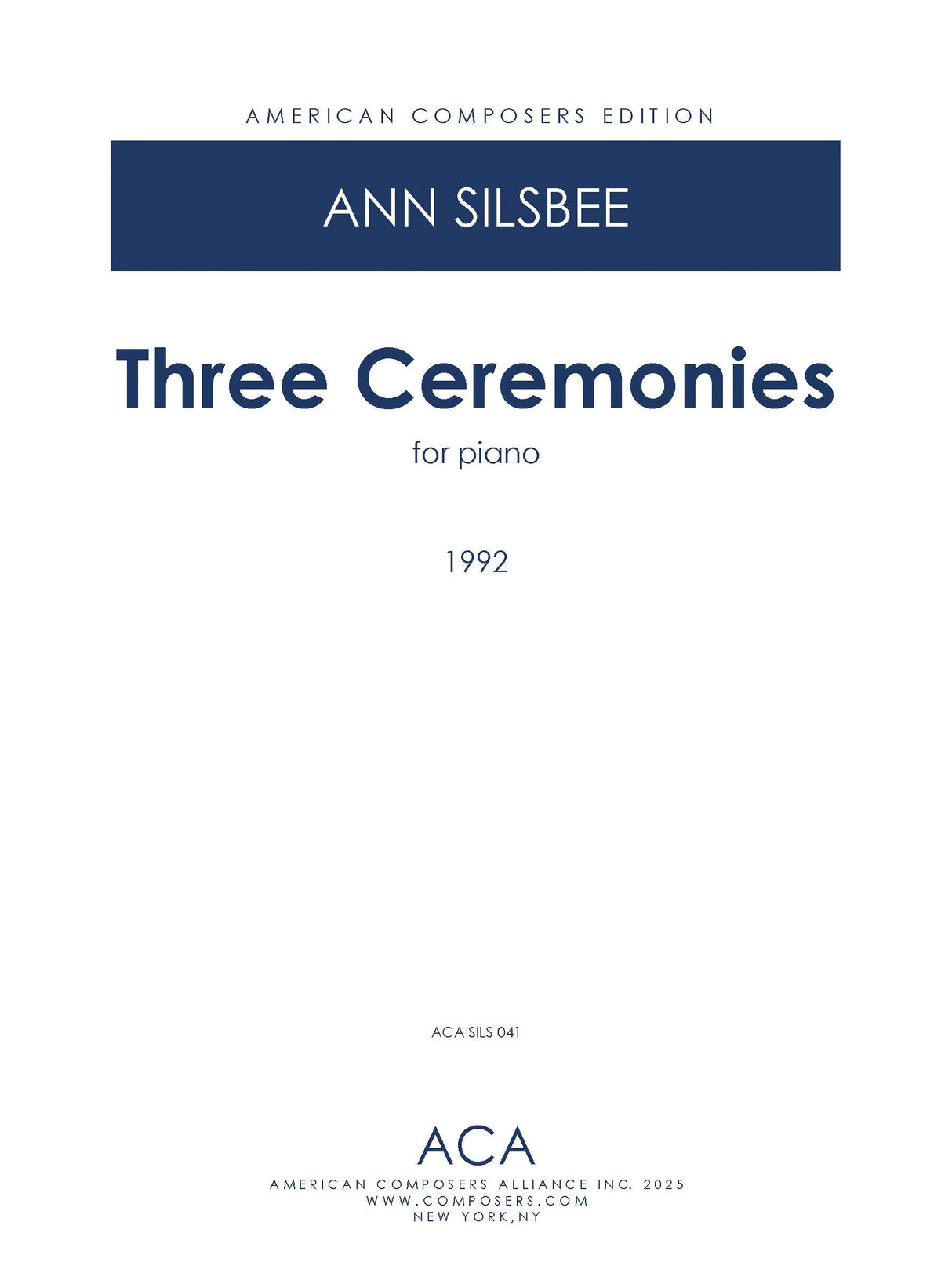 Silsbee: 3 Ceremonies