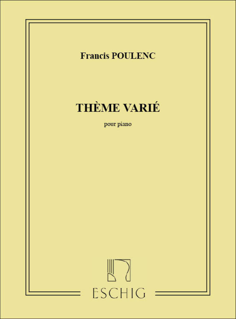 Poulenc: Thème Varié