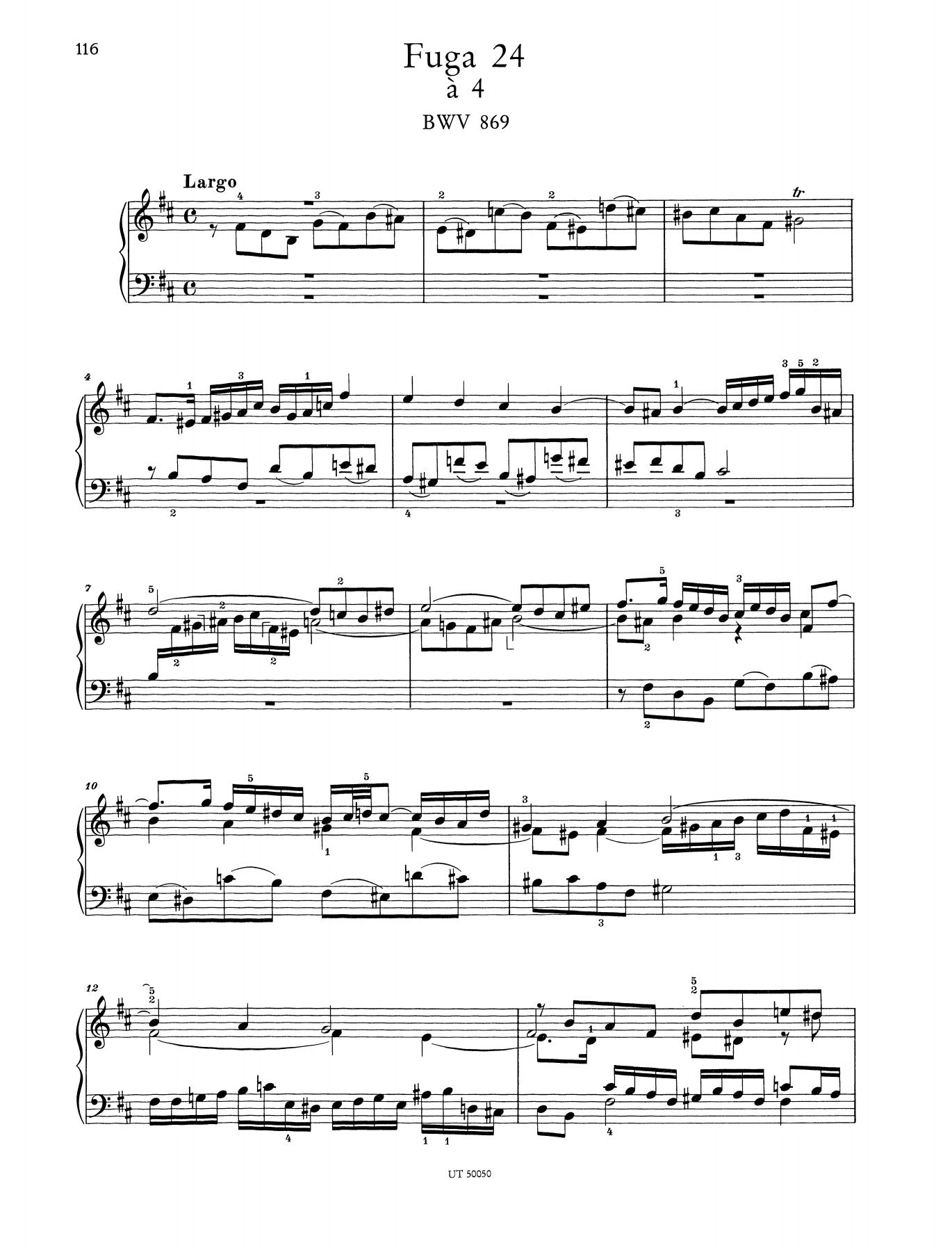 Bach: The Well-Tempered Clavier - Book 1, BWV 846-869 – Ficks Music