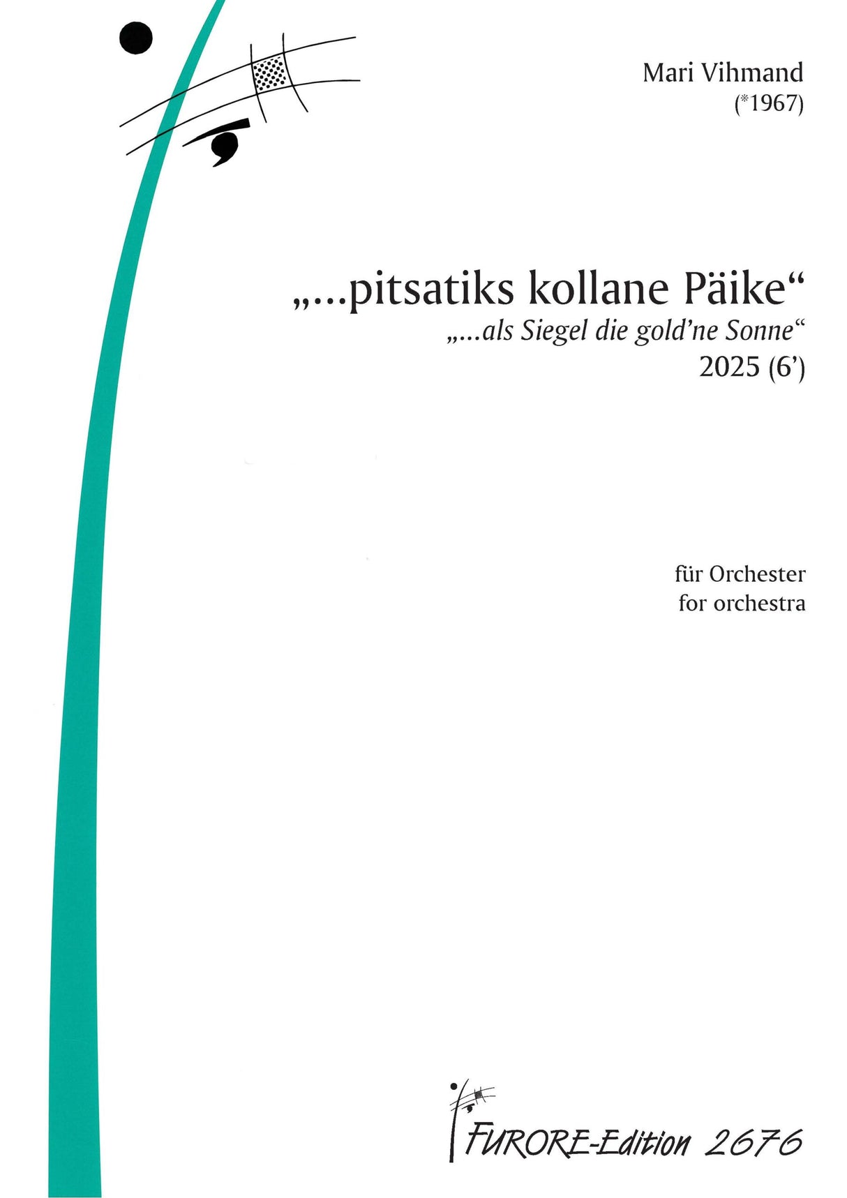 Vihmand: "…pitsatiks kollane Päike"