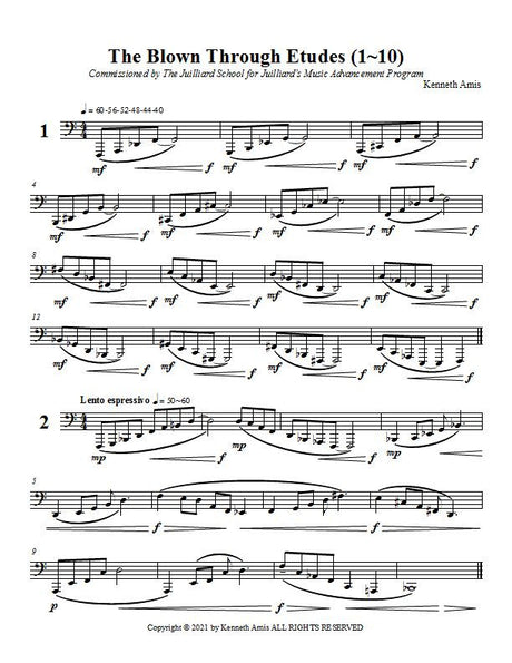Amis: The Blown Through Etudes (1-10)