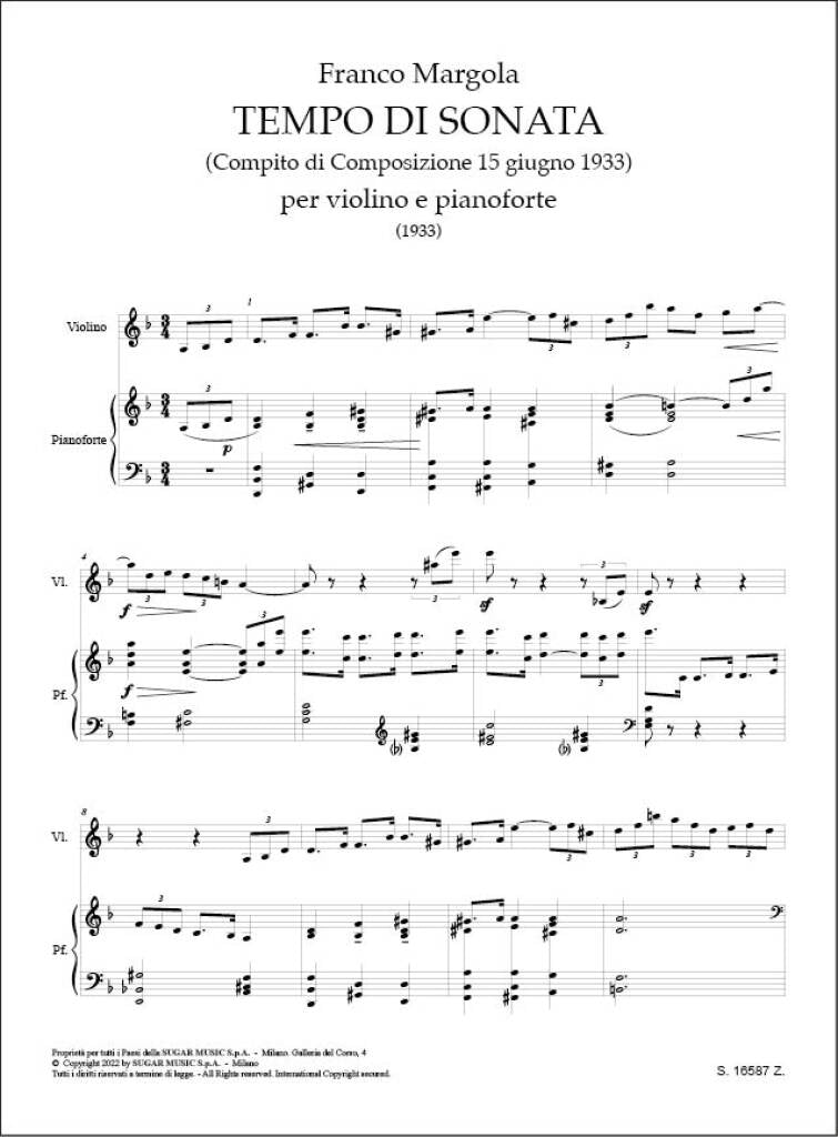 Margola: Tempo di Sonata